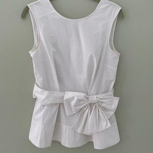 Kate Spade white blouse w/bow
